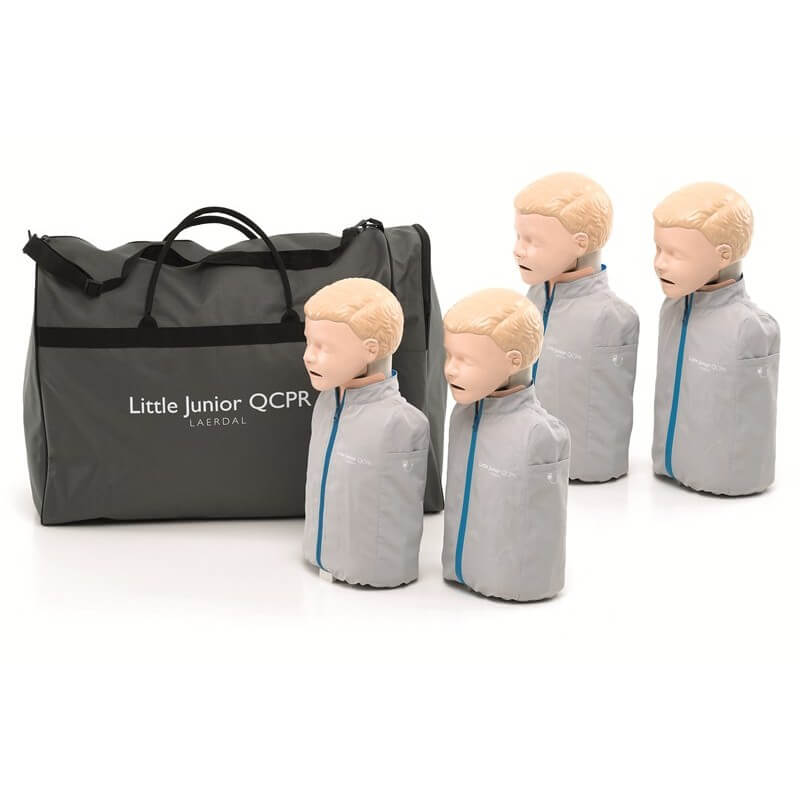 Laerdal - Little Junior QCPR dans sac de transport, 4 pièces