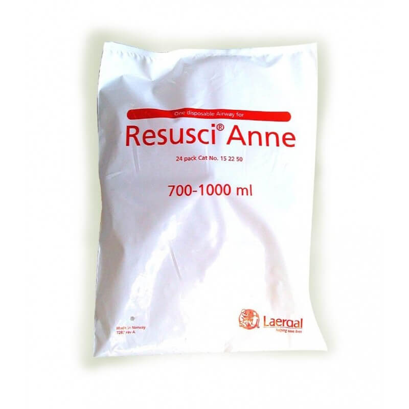 Voies respiratoires Resusci Anne 700-1000 ml, 24 pièces