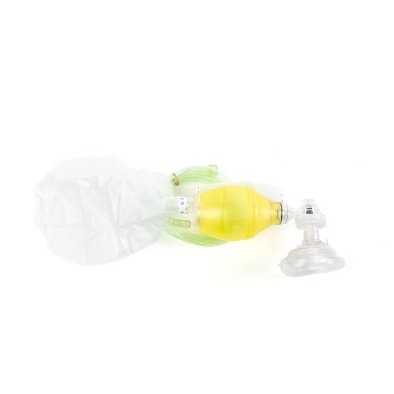 The Bag II disposable beademingsballon pediatrie met masker n°3, 12 stuks