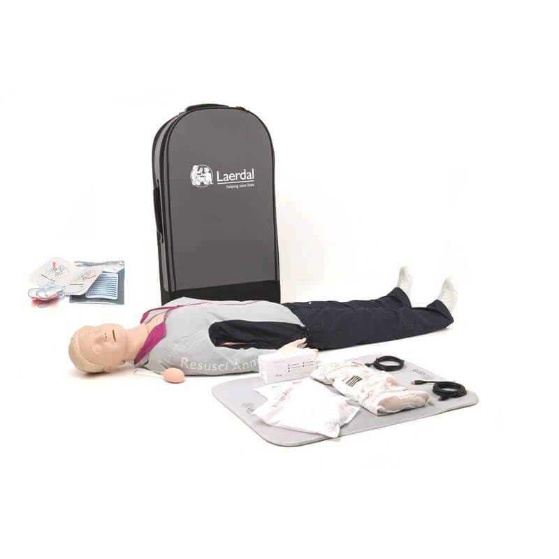 Laerdal - Resusci Anne QCPR AED Corps entier valise semi-rigide